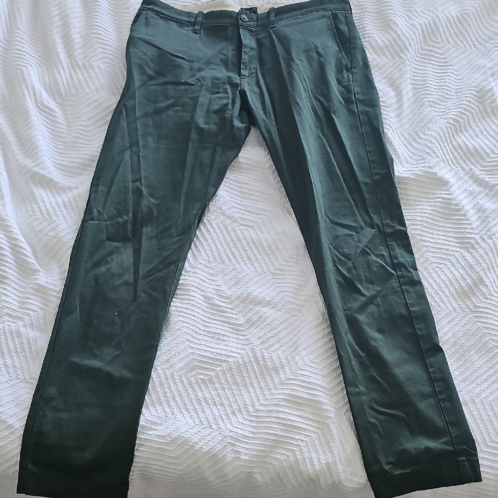 J. Crew Dark Green Chinos for Men